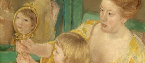 Mary Cassatt's "Mother and Child" (Image source: Plum leaves/Flickr)