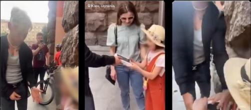 Un tiktoker de Ucrania se viraliza luego de regalarle un iPhone a una niña, y quitárselo una vez acaba el vídeo (TikTok)