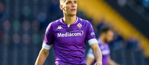 Nikola Milenkovic, difensore della Fiorentina.