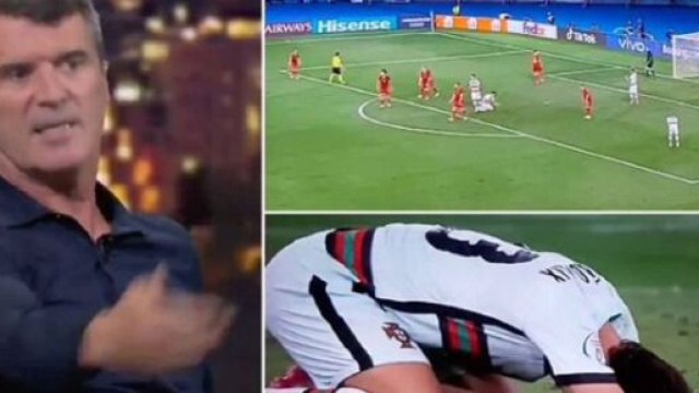e jeune joueur portugais João Félix s’est attiré les foudres de Roy Keane. (Credit : captures Youtube et BeIN Sport))