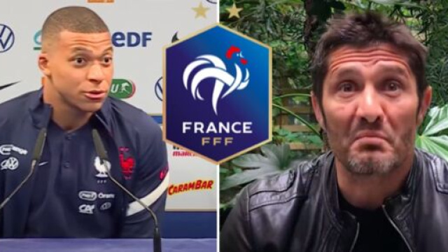 Lizarazu tacle Kylian Mbappé - Photo capture d'écrans vidéos Youtube et logo FFF wikipedia