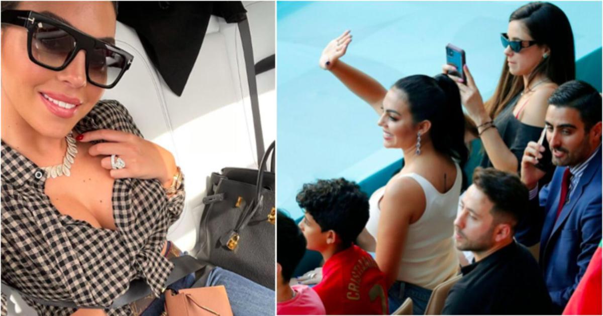 La femme de CR7 portait un micro accroché dans son dos pendant le match