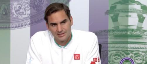 Le Suisse Roger Federer est revenu sur le match France-Suisse en marge du tournoi de Wimbledon - Source : Page officielle du tournoi de Wimbledon