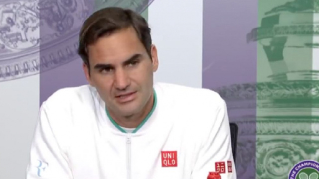 Le Suisse Roger Federer est revenu sur le match France-Suisse en marge du tournoi de Wimbledon - Source : Page officielle du tournoi de Wimbledon
