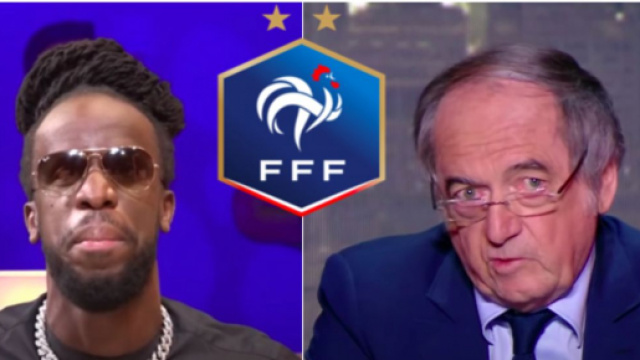 Le rappeur Youssoupha répond à Noël le Graët - Photos captures d'écran vidéo Youtube et logo FFF