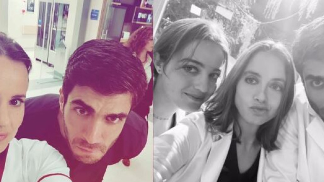 Marco Rossetti sul set di Doc nelle tue mani 2.