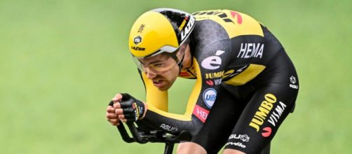 Tom Dumoulin al rientro al Giro di Svizzera.