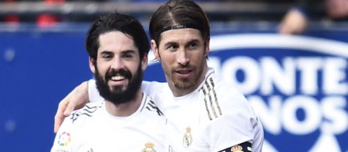 Isco e Sergio Ramos, giocatori del Real Madrid.