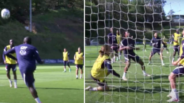 L'équipe de France en préparation de l'Euro 2020. (crédit photo vidéo YouTube FFT)