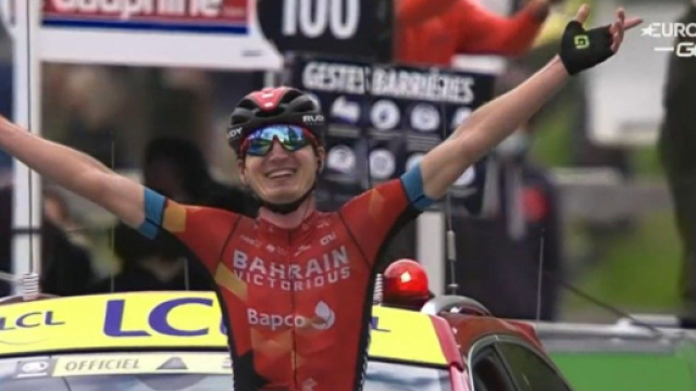 Mark Padun, vincitore di due tappe al Giro del Delfinato.