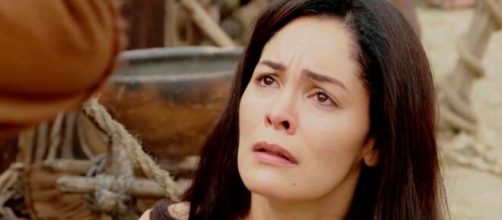 Agar reencontra amor em 'Gênesis' (Reprodução/Record TV)