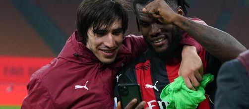 Franck Kessie e Sandro Tonali.