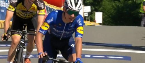 Remco Evenepoel, grande protagonista della prima tappa del Giro del Belgio.