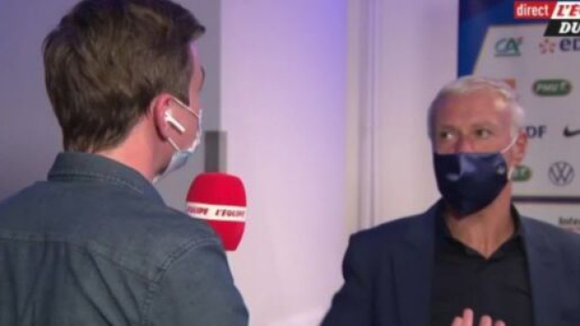 Didier Deschamps prend la parole sur la brouille Giroud-Mbappé - Source : Capture d'écran