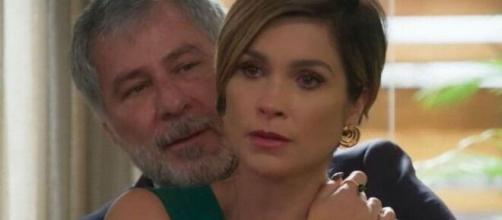 Hugo e Helena em 'Salve-se Quem Puder'. (Reprodução/TV Globo)