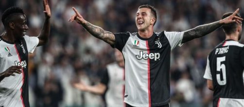 Bernardeschi, centrocampista della Juventus.