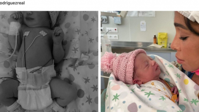 Belen Rodriguez allatta la figlia Luna, l'ex fidanzata di Antonino lo elogia (Video).