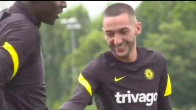 Hakim Ziyech se moque d'Edouard Mendy - Photo capture d'écran vidéo Twitter