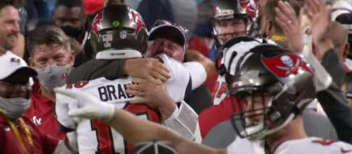Brady and Arians formed a special bond last season (Image source: NFL/YouTube)