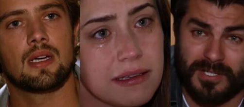 Rodrigo, Ana e Lúcio em 'A Vida da Gente' (Fotomontagem/Reprodução/TV Globo)