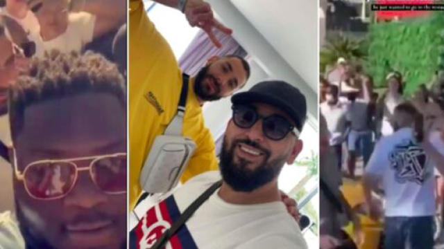 Benzema prend du bon temps en vacances - Photo captures d'écran vidéo et Twitter