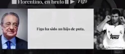 Florentino Perez en 2006 : 'Figo était un fils de p***' (Credit : El Confidencial)