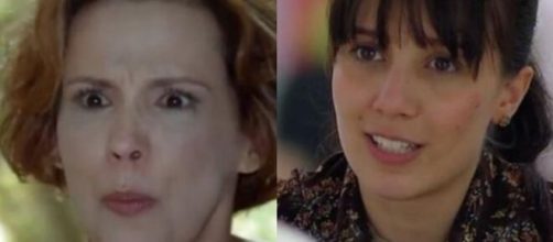 Eva e Manuela têm atrito em 'A Vida da Gente'. (Fotomontagem)