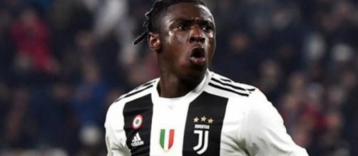 Moise Kean, ex punta della Juventus.