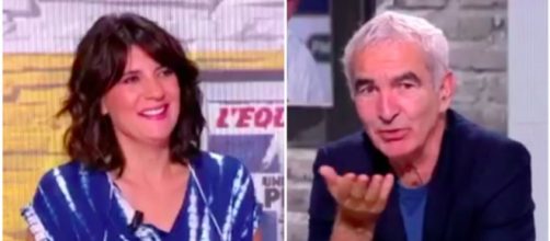 Raymond Domenech et Estelle Denis photo capture d'écran vidéo Facebook