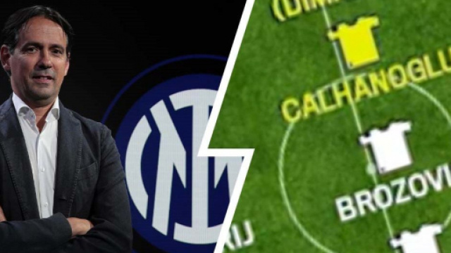 La nuova Inter di Inzaghi con 2 volti nuovi.