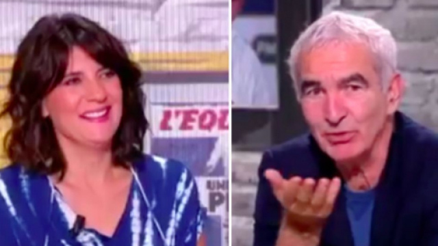 Raymond Domenech et Estelle Denis photo capture d'écran vidéo Facebook