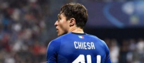 Federico Chiesa, centrocampista della Juventus.