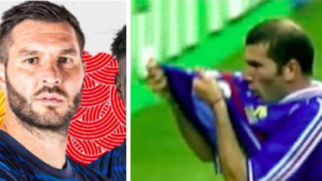 André-Pierre Gigniac et Zinédine Zidane - Source : Montage, Instagram