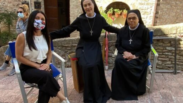 Backstage della fiction “Che Dio ci aiuti 6”.