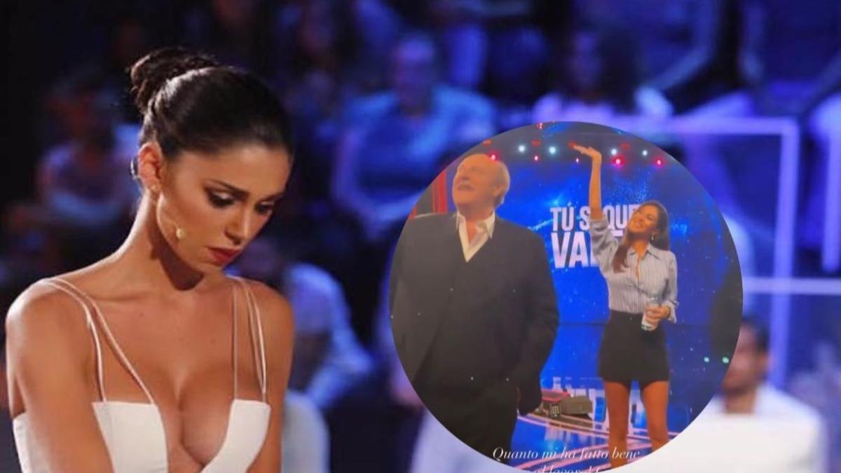 belen rodriguez ritorna in studio a tu si que vales lo spavento e passato video