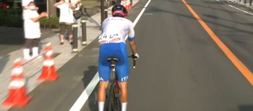 Alberto Bettiol colpito dai crampi alle Olimpiadi di Tokyo