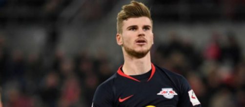 Timo Werner, con la maglia del Lipsia.