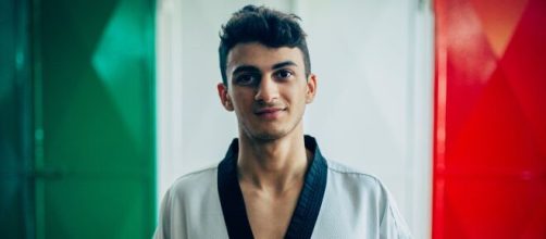 Vito Dell'Aquila è in finale per l'oro nel taekwondo.