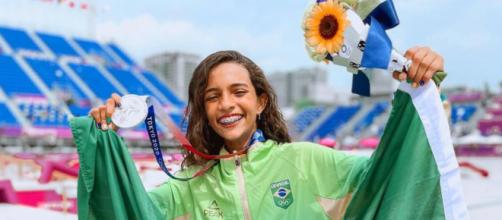 Rayssa Leal, a mais jovem brasileira a conquistar medalha em uma Olimpíada (Divulgação/COB)