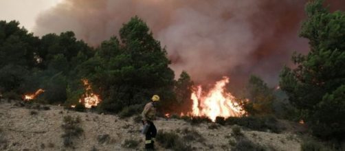 Los incendios en Cataluña, en imagen (@bomberscat)