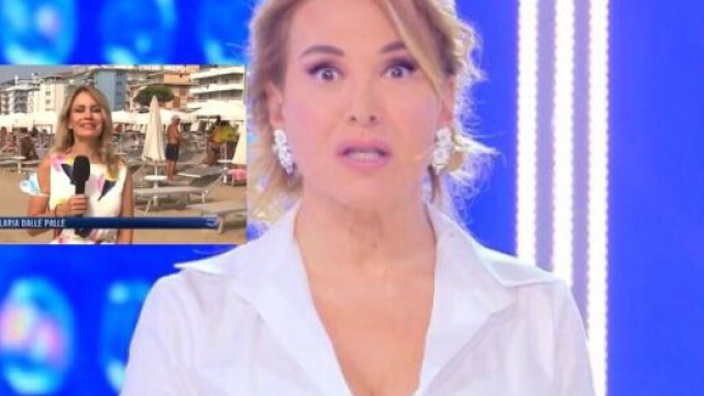 Barbara d'Urso, l'inviata di Pomeriggio 5 fa una gaffe sui saluti a Morning News (Video).