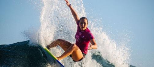 Surfer Carissa Moore bags gold (Image source: WSL)