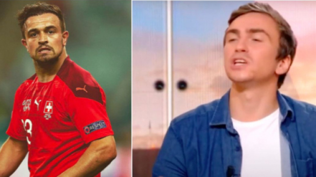 Shaqiri et Bertrand Latour photo capture d'écran Instagram et Vidéo YouTube