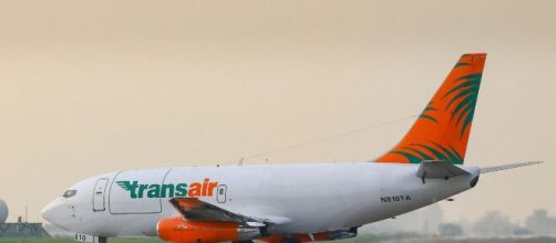 Boeing 737 aircraft on the runway (Image source: Transair.com)