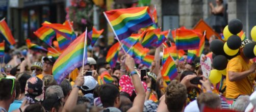 Una parte della parata del Gay pride. Foto di naeim a da Pixabay.