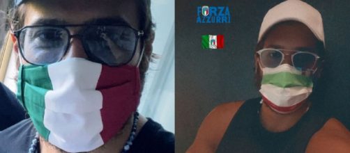 Can Yaman rimedia alla gaffe della scorsa partita e tifa Italia con la mascherina giusta