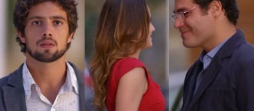 Rodrigo fica chocado com casório em 'A Vida da Gente' (Fotomontagem/Reprodução/TV Globo)