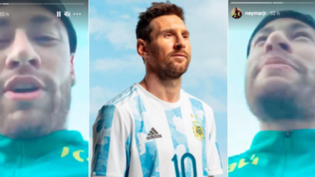 Neymar pousse un coup de gueule contre les brésiliens qui supportent Messi - Photo Instagram Messi / Neymar
