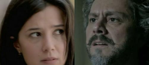 Cora e Alfredo em 'Império' (Fotomontagem/Reprodução/TV Globo)