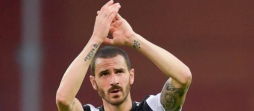 In foto Leonardo Bonucci, difensore della Juventus.